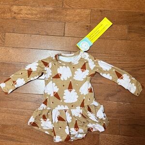 Gigi and Max bamboo viscose skirted onesie/long sleeve tutu 🎅🏻
